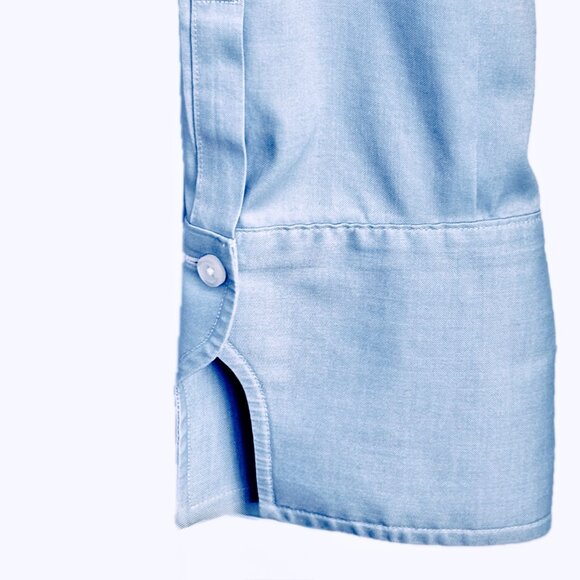 Brooks Brothers Womens Sz 8 Wrinkle-Free Button-Down Blouse 3/4 Sleeve Shirt EUC - Picture 9 of 11